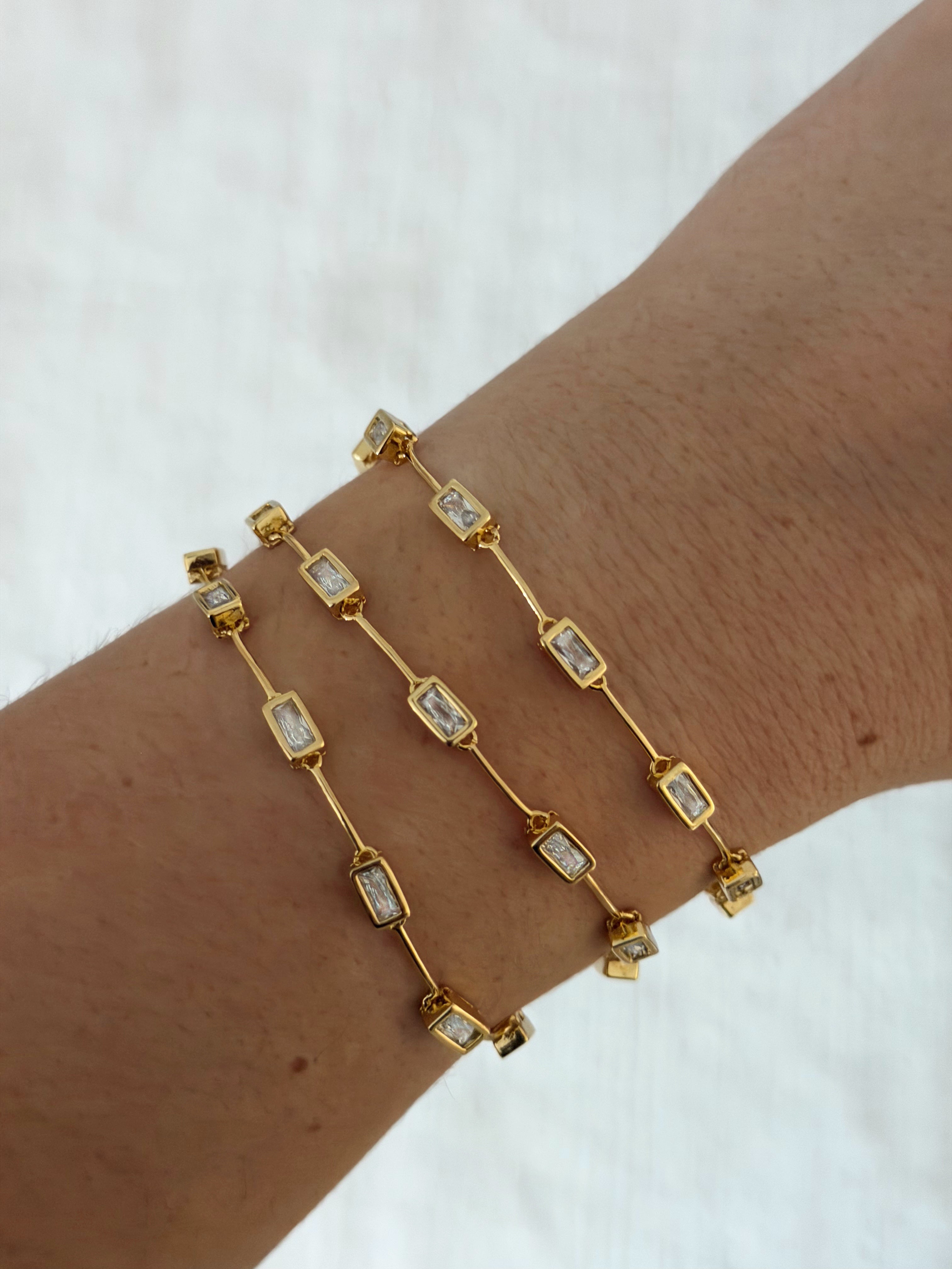 BAGUETTE TENNIS BRACELET