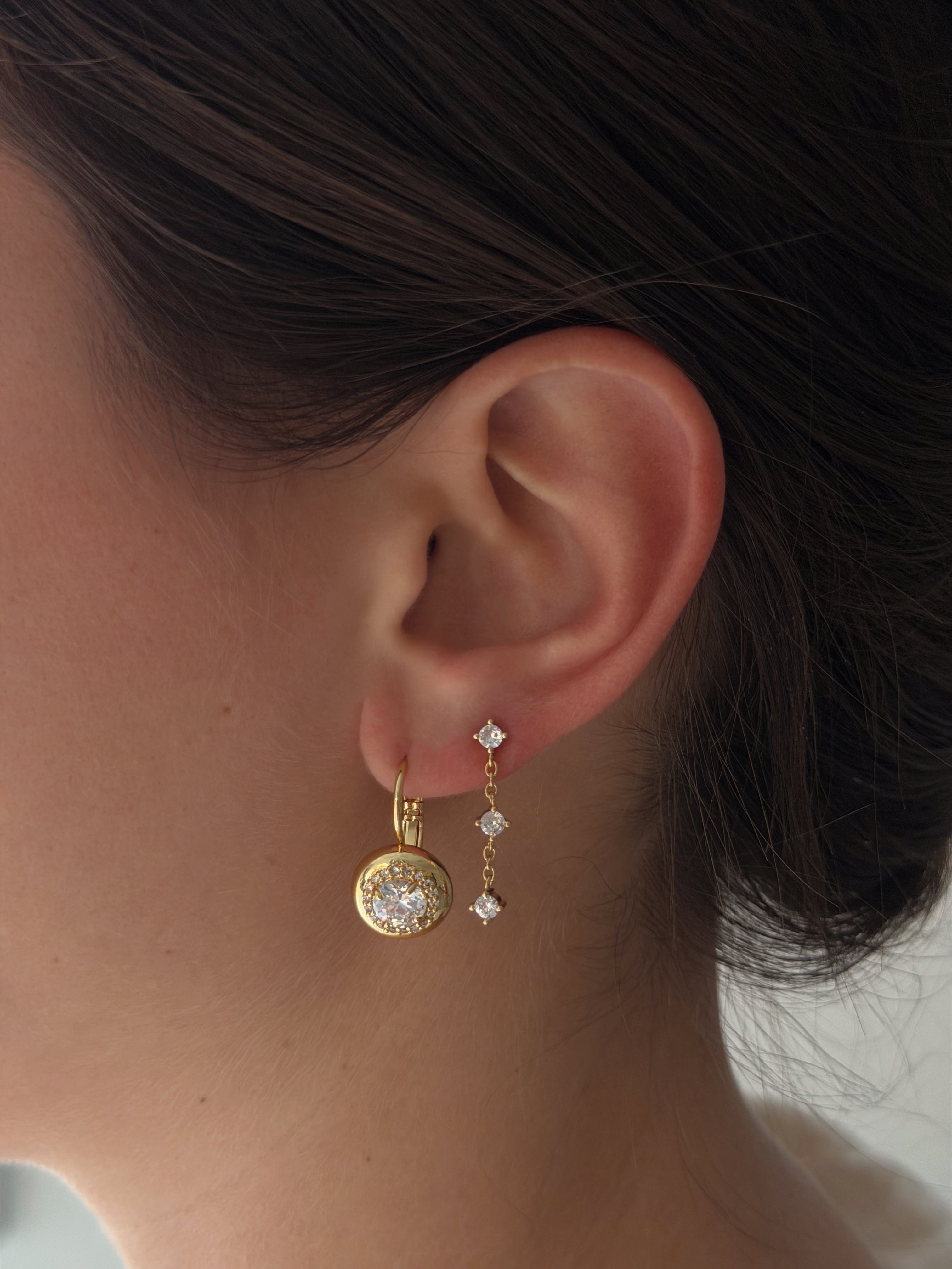 SPARKLE TRIO STUDS
