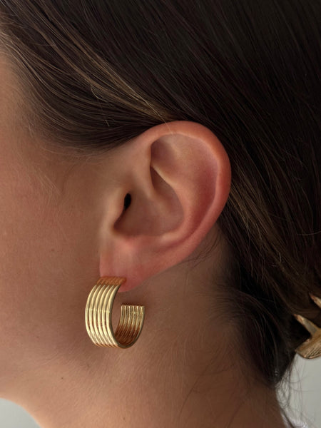 SIX RING HOOPS – ALV Jewels