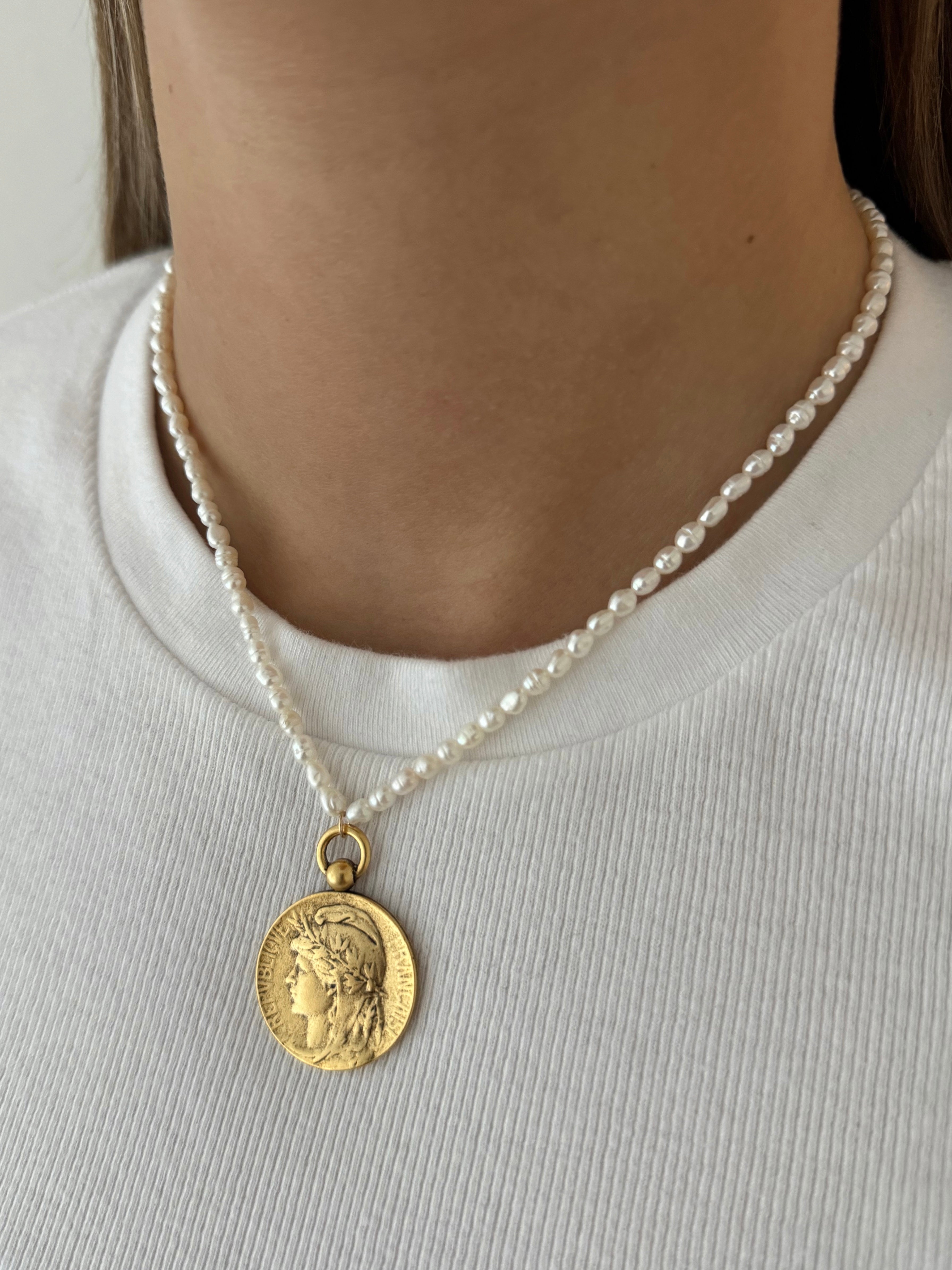 Gold Coin Jewelry Coin Into Necklace Large Coin Pendant Necklace
