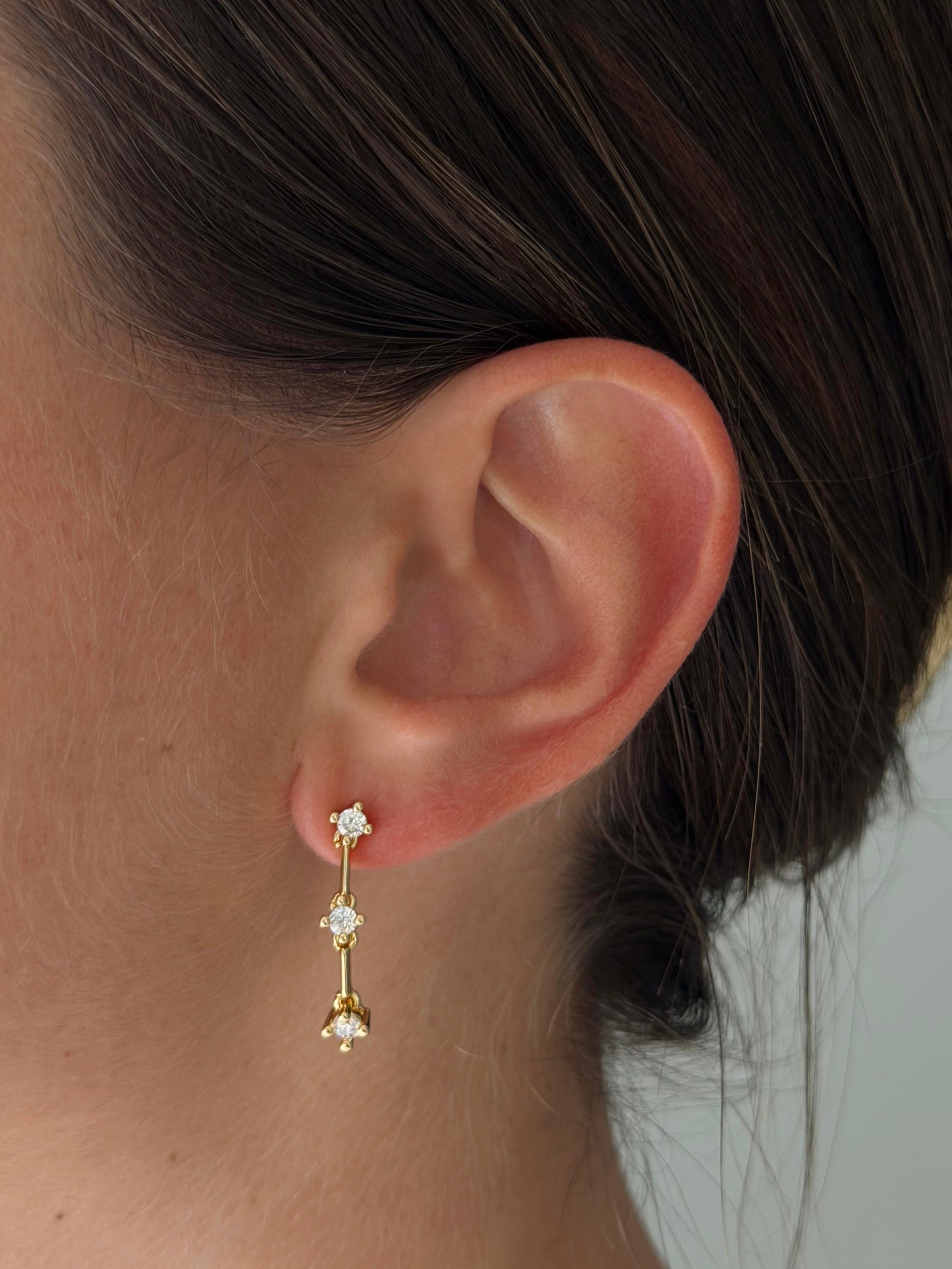 SPARKLE TRIO STUDS
