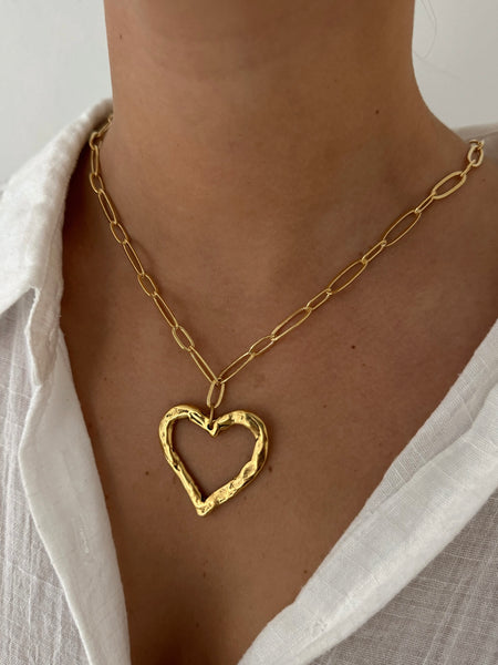 [韓国人気ジュエリー] nff dot heart necklace-olive Tiffany & Co. Paloma Picasso Olive Leaf Heart Pendant