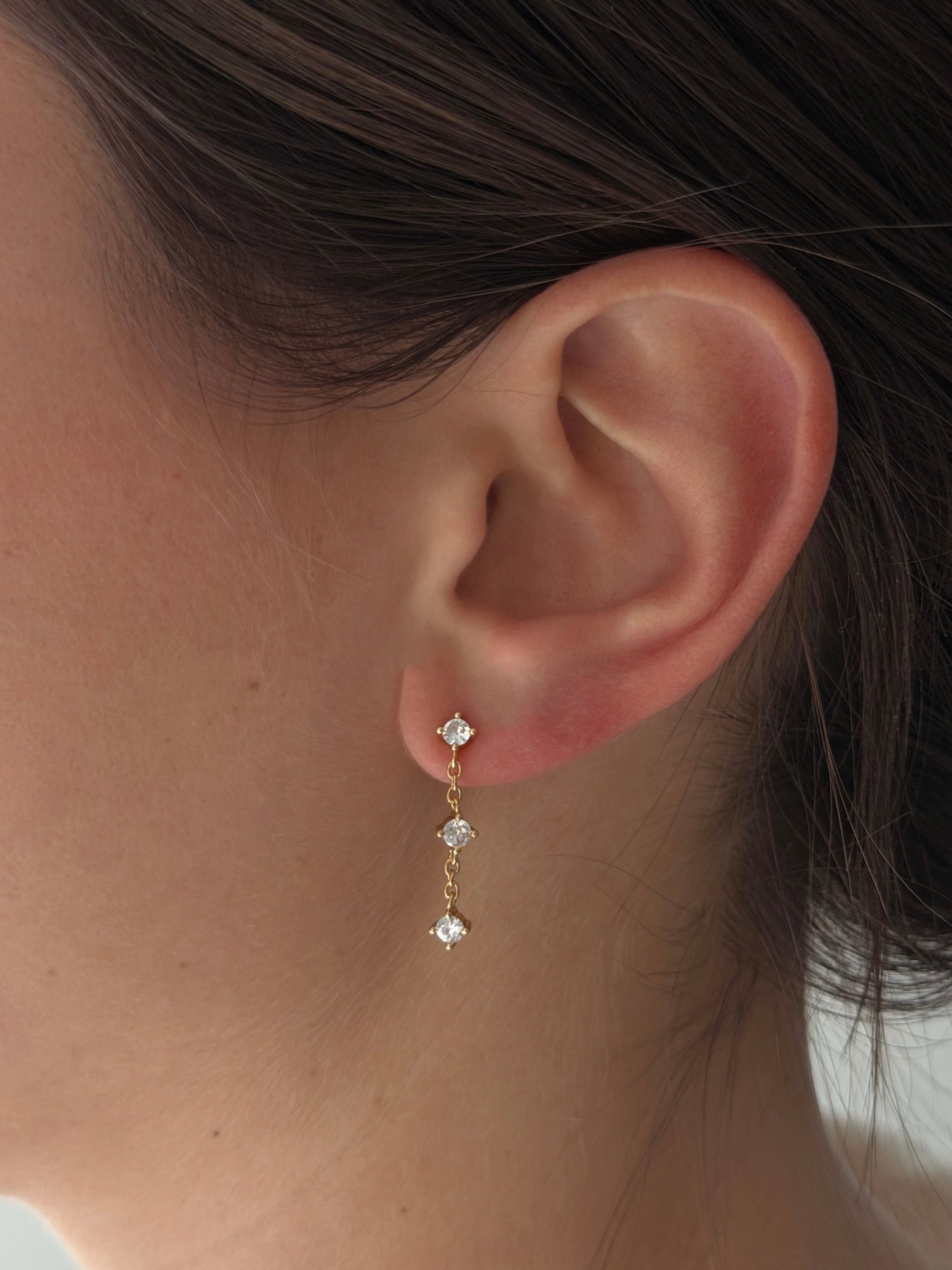 SPARKLE TRIO STUDS